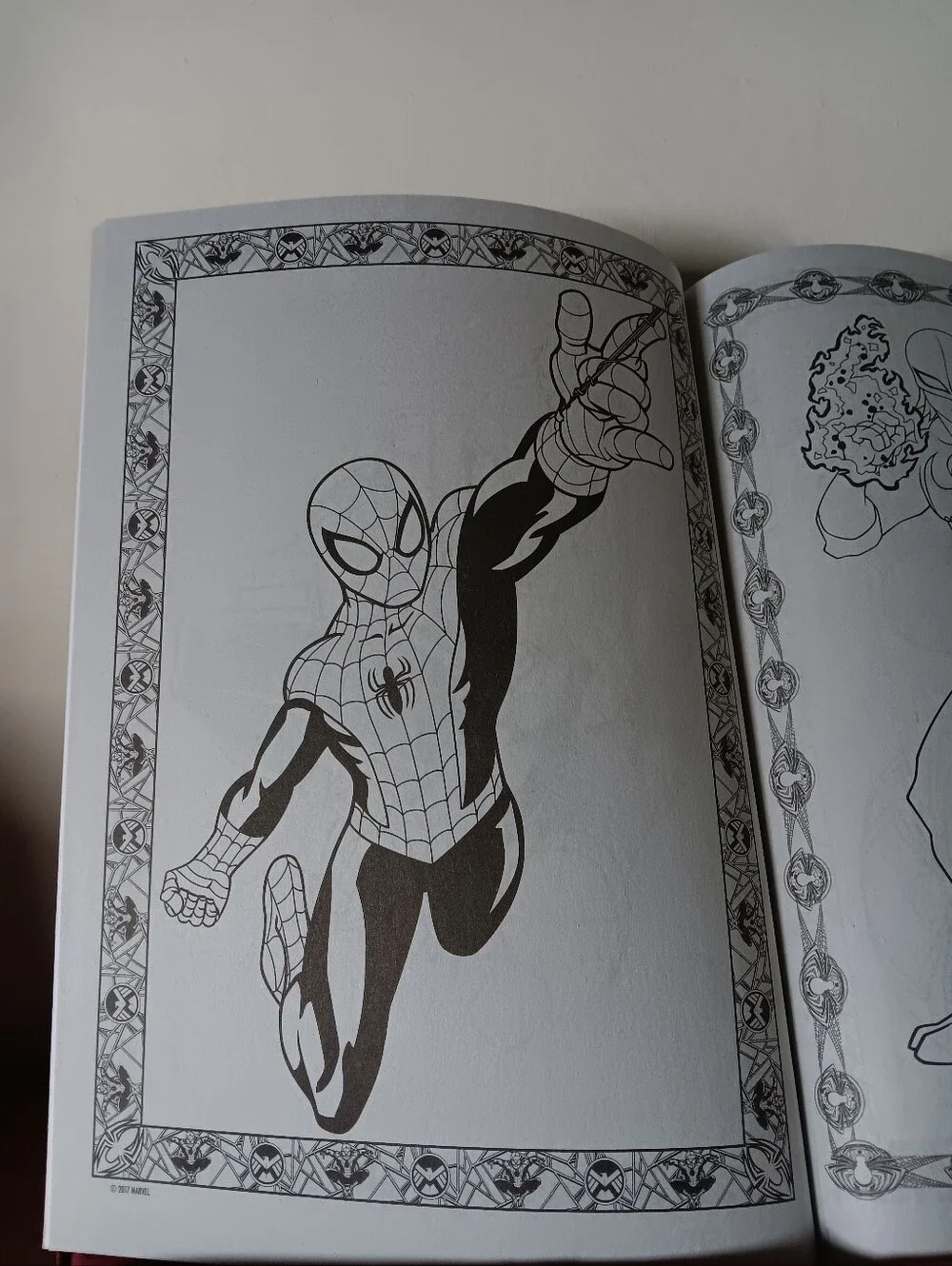 Marvel Ultimate Spiderman Coloring Book
